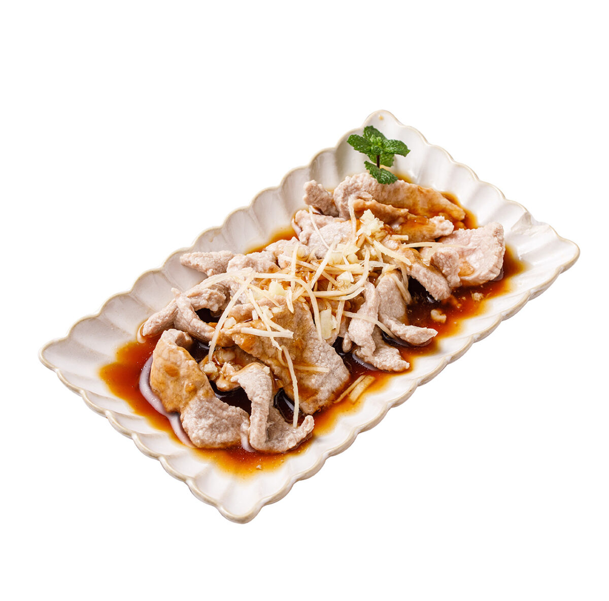 【熱銷】水煮白肉佐（檸檬/蒜泥醬）：圖片 1